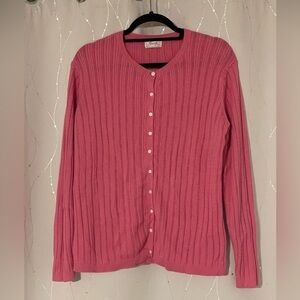Foxcraft pink cardigan
